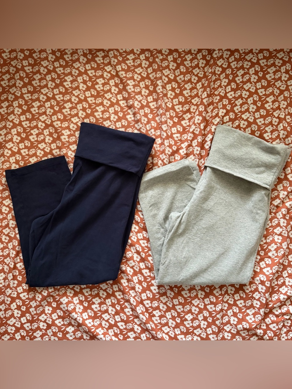 Fold over capri leggings bundle